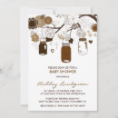 Search for mason jar baby shower invitations Rustic