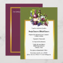 Search for red wine glass invitations Grapes