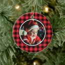 Search for red and black buffalo plaid ornaments Elegant