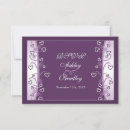 Search for lavender rsvp cards White