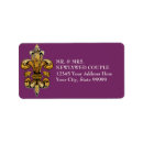 Search for fleur de lys return address labels For her