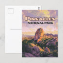 Search for pinnacles postcards California
