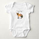 Search for fox baby clothes Watercolor
