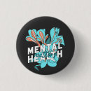 Recherche de santé mentale badges Fleurs