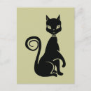 Search for kitty silhouette postcards Cat