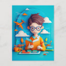 Search for authorized postcards Book lover