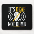 Search for american sign language mousepads Deaf awareness month