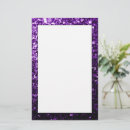 Search for glitter stationery paper Purple