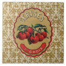 Recherche de cerise vintage carreaux Cru