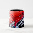 Recherche de corvette rouge tasses Chevy