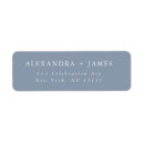Search for large text return address labels Modern