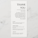 Search for thank you menus Minimalist