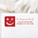 Search for funny face return address labels Whimsical