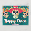 Search for happy skulls postcards Illustration