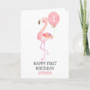 Recherche de rose flamant anniversaire cartes Mignon