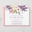 Recherche de purple christening invitations Moderne