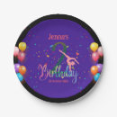 Search for gymnastics birthday plates Cute