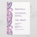 Search for paisley bridal shower invitations Indian