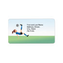 Search for soccer return address labels Girl