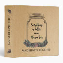 Search for holiday recipe binders Monogrammed