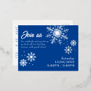 Search for christmas party postcards Snowflakes
