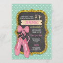 Search for tutu invitations Gold