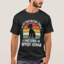 Search for emotional support human tshirts Wolf