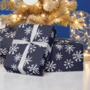 Search for blue snowflake wrapping paper Traditional