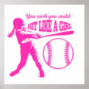 Search for baseball girl posters Pink