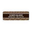 Search for brown animal return address labels Trendy