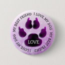 Search for dogs paw print buttons Canine