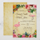Search for flamingo wedding invitations Botanical