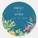 Search for ocean wedding stickers Hawaiian