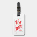 Search for alabama luggage tags Typography