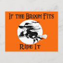 Recherche de balai de sorcières cartes postales Wiccan