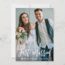 Search for bride wedding announcement cards Just married