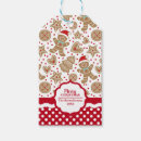 Search for christmas cookie gift tags Red