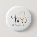 Search for stethoscope round buttons Nurse