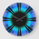Recherche de yeux horloges Bleu