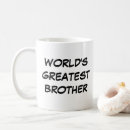Search for worlds best brother mugs Sibling
