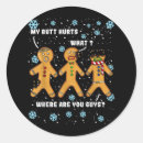 Search for funny gingerbread stickers Cute