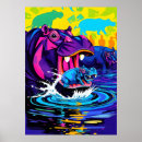 Recherche de hippopotame mignon posters Dessin