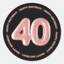 Search for black pink stickers Adult birthday