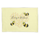 Search for bees pillowcases Yellow
