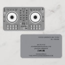 Search for turntable business cards Professional deejay