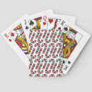 Recherche de cannes jeux de cartes Rouge