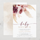 Recherche de boho brunch baby shower invitations Bordeaux