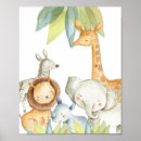 Recherche de safari shower chambre enfant posters Animaux de la jungle