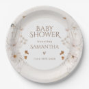 Search for floral baby shower plates Boho bohemian