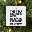 Search for give the give of ornaments Giving